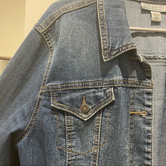 Style&Co Jean Jacket - Picture 4 of 13